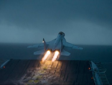 MiG-29K επιχειρώντας από το Vikramaditya (βίντεο)